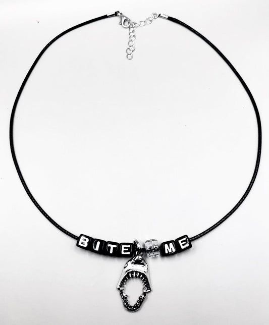 "Bite Me" JawzBreaker Shark Necklace - finbadd