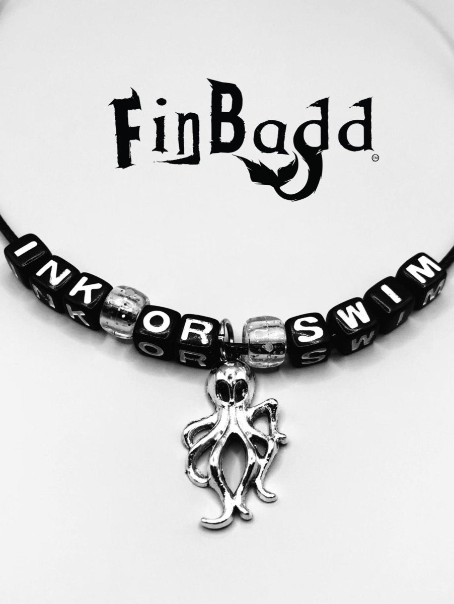 "Ink or Swim" Octopus Necklace - finbadd