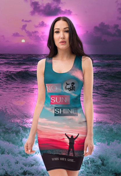 "Mermaid on the Moon" Sunset Dress